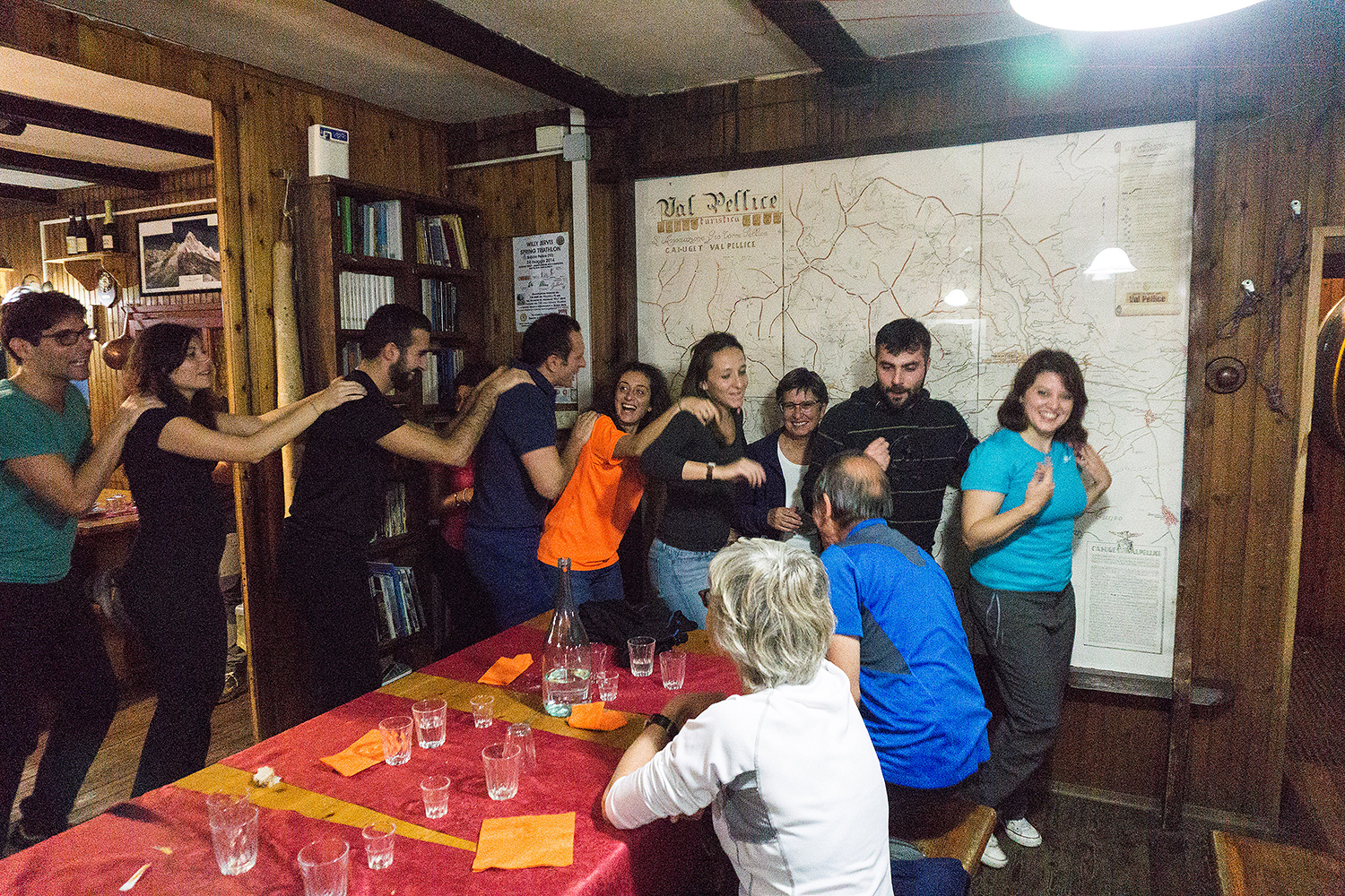 Festa di chiusura al rifugio Jervis